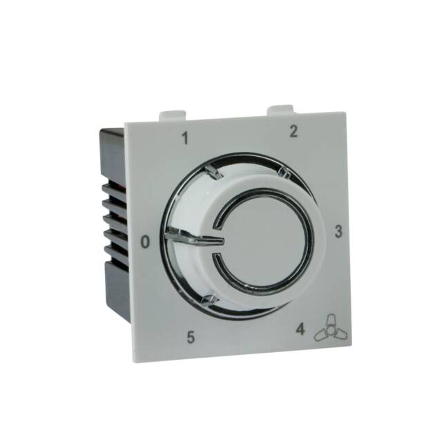 Square Black & White Fan Regulator